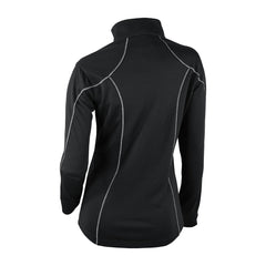 Black San Antonio Spurs Women's Omni-Wick Shotgun 2.0 Quarter-Zip Pullover Top | NBA