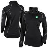 Black Boston Celtics Women's Omni-Wick Shotgun 2.0 Quarter-Zip Pullover Top | NBA