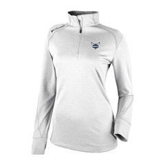 White Charlotte Hornets Women's Omni-Wick Shotgun 2.0 Quarter-Zip Pullover Top | NBA