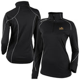 Black Cleveland Cavaliers Women's Omni-Wick Shotgun 2.0 Quarter-Zip Pullover Top sale | NBA