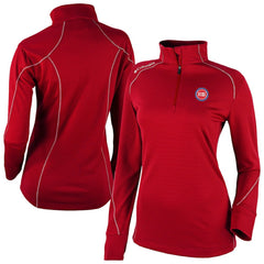 Red Detroit Pistons Women's Omni-Wick Shotgun 2.0 Quarter-Zip Pullover Top sale | NBA