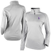 Heather Gray Sacramento Kings Women's Omni-Wick Shotgun 2.0 Quarter-Zip Pullover Top | NBA
