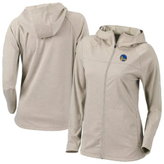 Tan Golden State Warriors Women's Omni-Wick Half Shot Full-Zip Hooded Jacket sale | NBA