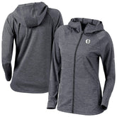Black Brooklyn Nets Women's Omni-Wick Half Shot Full-Zip Hooded Jacket | NBA