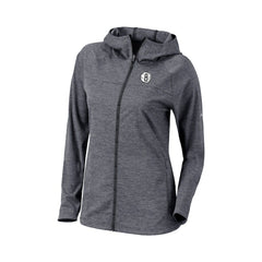 Black Brooklyn Nets Women's Omni-Wick Half Shot Full-Zip Hooded Jacket | NBA