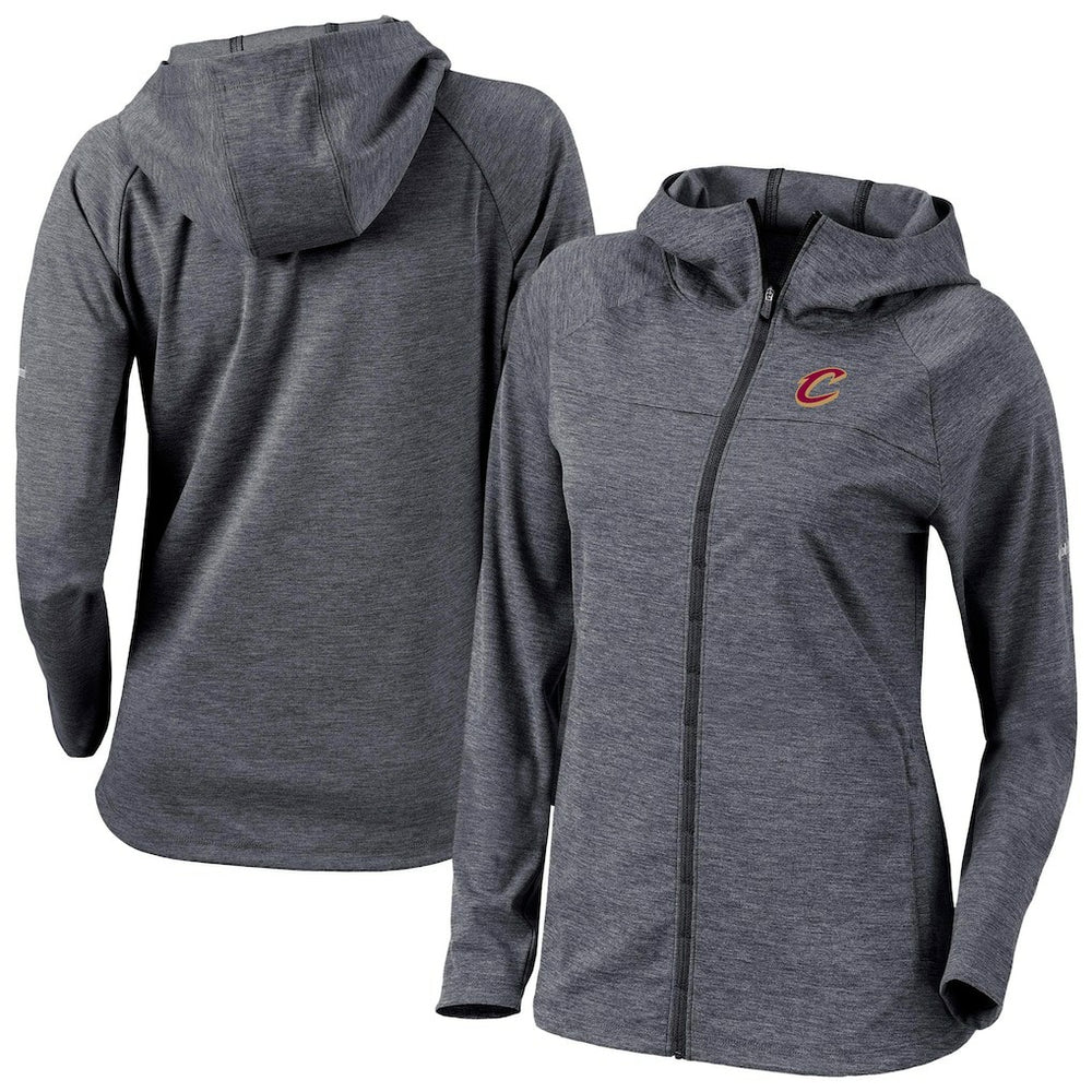 Black Cleveland Cavaliers Women's Omni-Wick Half Shot Full-Zip Hooded Jacket sale | NBA