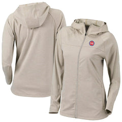 Tan Detroit Pistons Women's Omni-Wick Half Shot Full-Zip Hooded Jacket sale | NBA