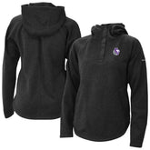 Black Sacramento Kings Women's Sweater Weather Quarter-Snap Hoodie | NBA