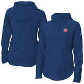 Blue Detroit Pistons Women's Sweater Weather Quarter-Snap Hoodie sale | NBA