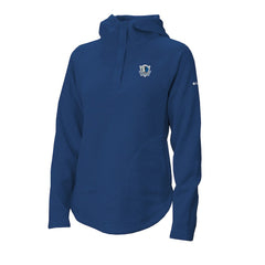 Blue Dallas Mavericks Women's Sweater Weather Quarter-Snap Hoodie sale | NBA
