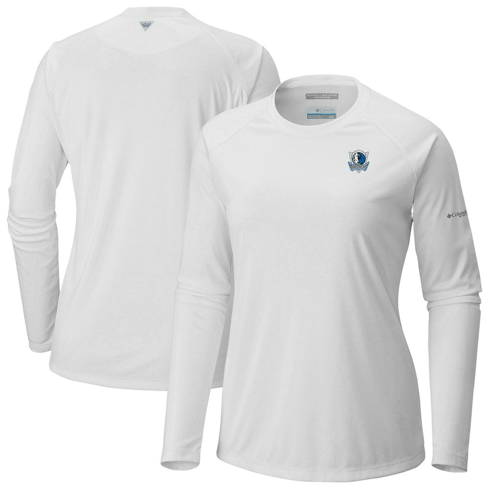White Dallas Mavericks Women's Tidal Tee II Long Sleeve T-Shirt sale | NBA