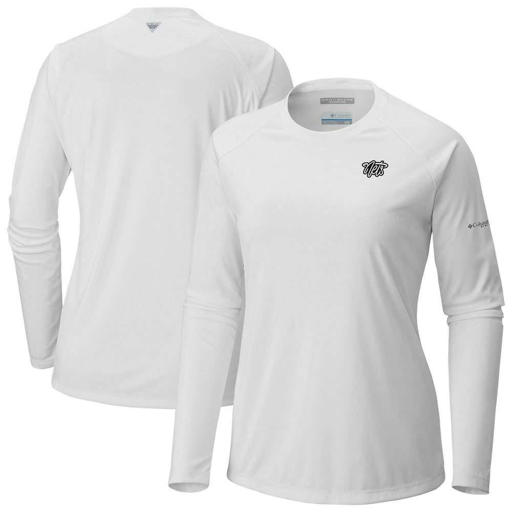 White Brooklyn Nets Women's Tidal Tee II Long Sleeve T-Shirt | NBA
