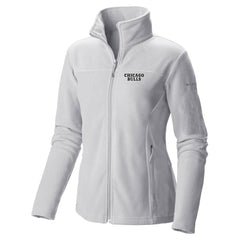 White Chicago Bulls Women's Give & Go II Fleece Full-Zip Jacket | NBA