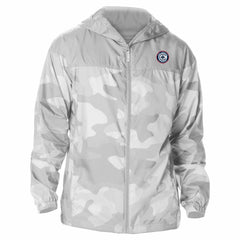 Gray LA Clippers Flash Challenger Windbreaker Jacket | NBA