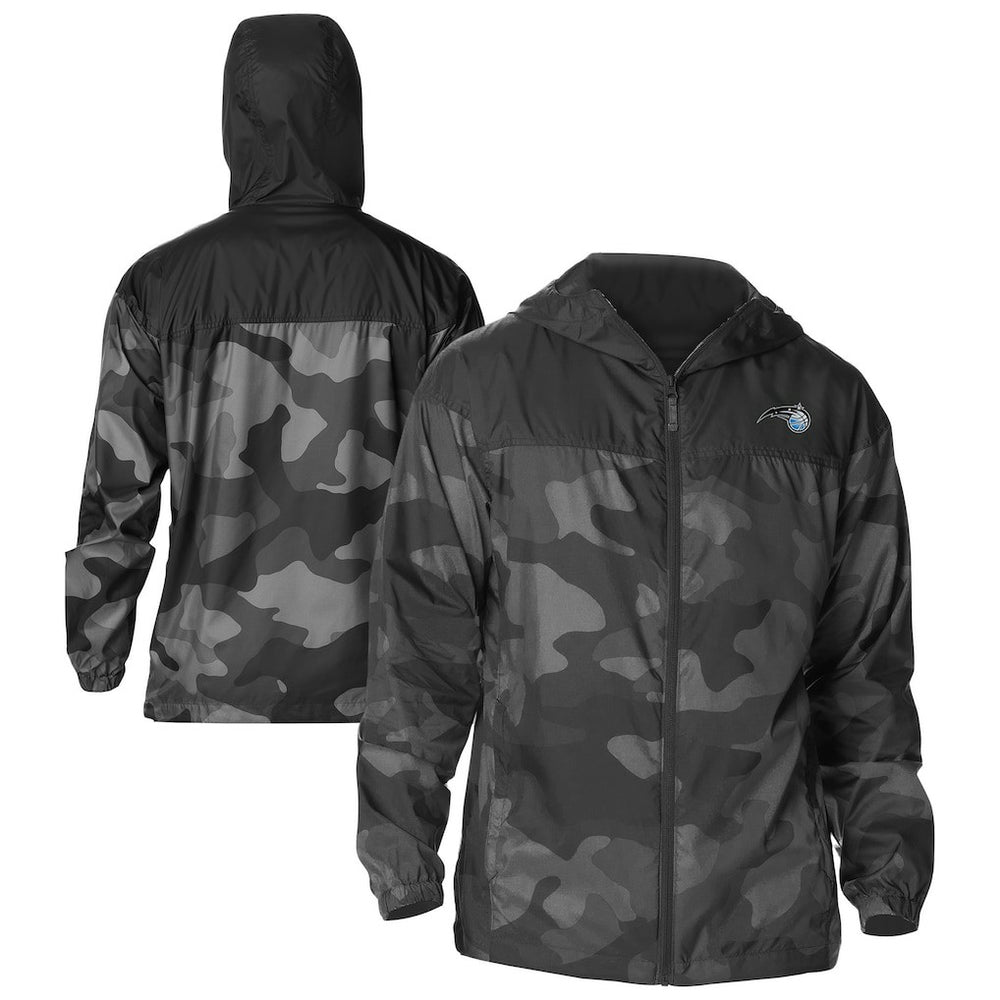 Black Orlando Magic Flash Challenger Windbreaker Jacket | NBA