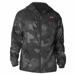 Black Miami Heat Flash Challenger Windbreaker Jacket | NBA