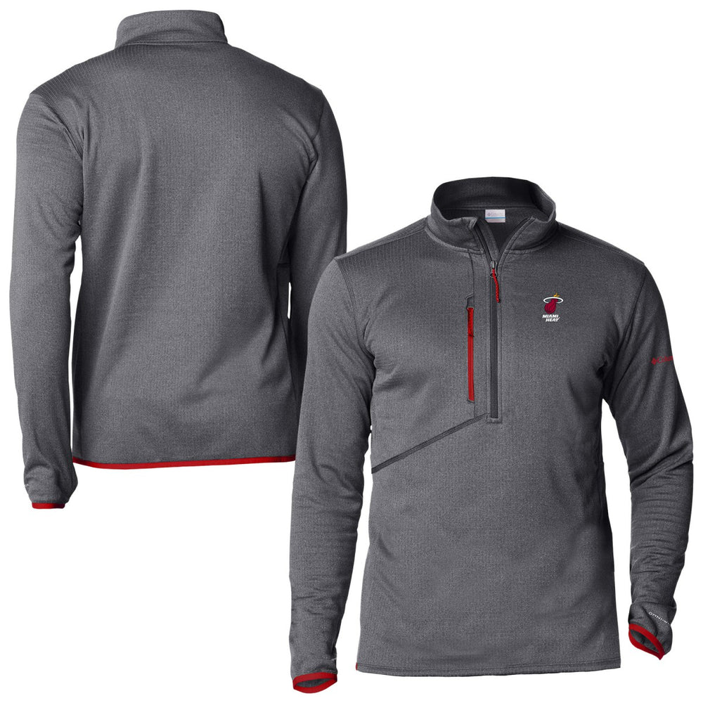Red Miami Heat Park View Fleece Half-Zip Top | NBA