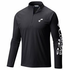 Black Utah Jazz PFG Terminal Tackle Quarter-Zip Top | NBA