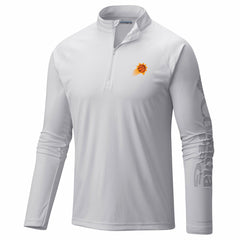White Phoenix Suns PFG Terminal Tackle Quarter-Zip Top | NBA