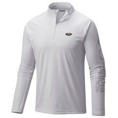 White New Orleans Pelicans PFG Terminal Tackle Quarter-Zip Top | NBA