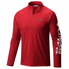 Red New Orleans Pelicans PFG Terminal Tackle Quarter-Zip Top | NBA