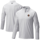 White New York Knicks PFG Terminal Tackle Quarter-Zip Top | NBA