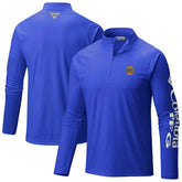 Blue New York Knicks PFG Terminal Tackle Quarter-Zip Top | NBA