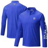 Blue Oklahoma City Thunder PFG Terminal Tackle Quarter-Zip Top | NBA