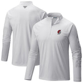 White Portland Trail Blazers PFG Terminal Tackle Quarter-Zip Top | NBA