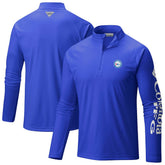 Blue Philadelphia 76ers PFG Terminal Tackle Quarter-Zip Top | NBA