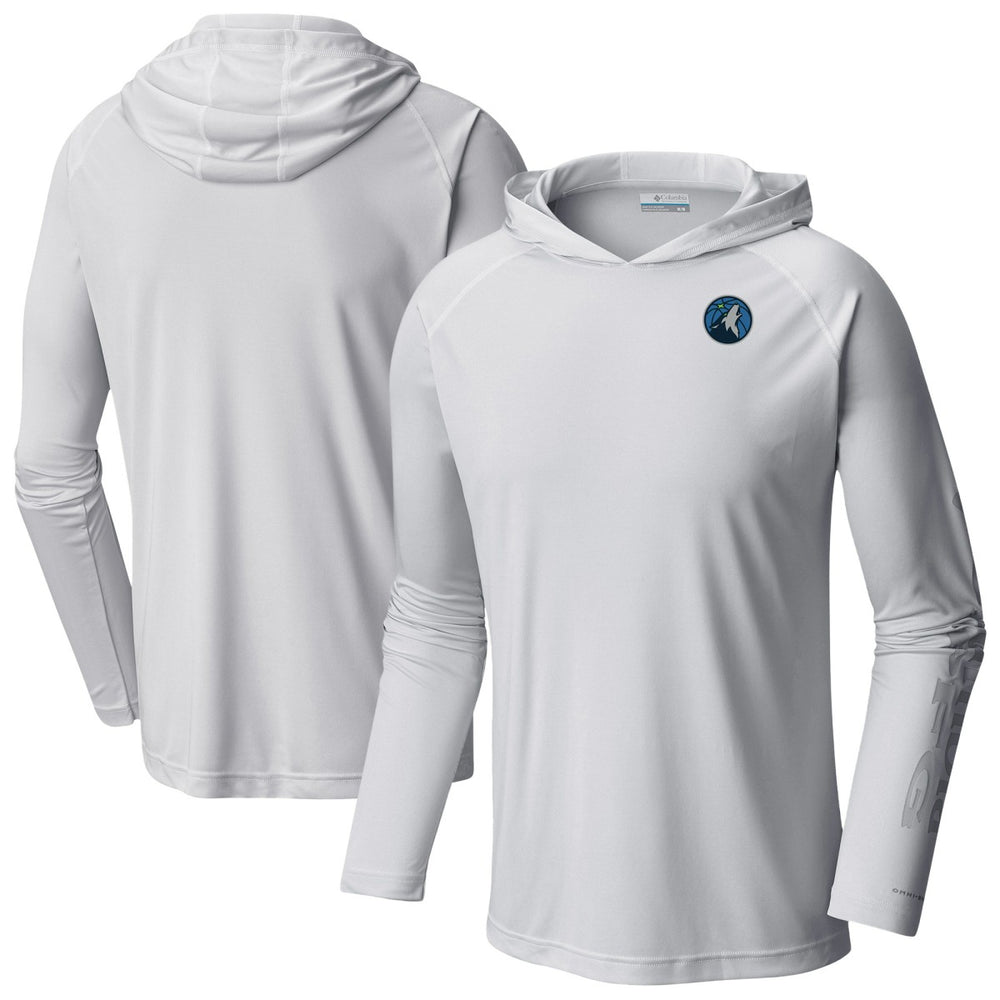 White Minnesota Timberwolves PFG Super Terminal Tackle Hoodie | NBA