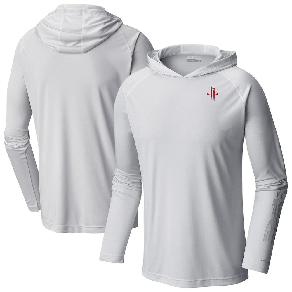 White Houston Rockets PFG Super Terminal Tackle Hoodie sale | NBA