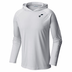 White Utah Jazz PFG Super Terminal Tackle Hoodie | NBA