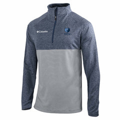 Navy Memphis Grizzlies Omni-Wick Rockin' It Quarter-Zip Top | NBA
