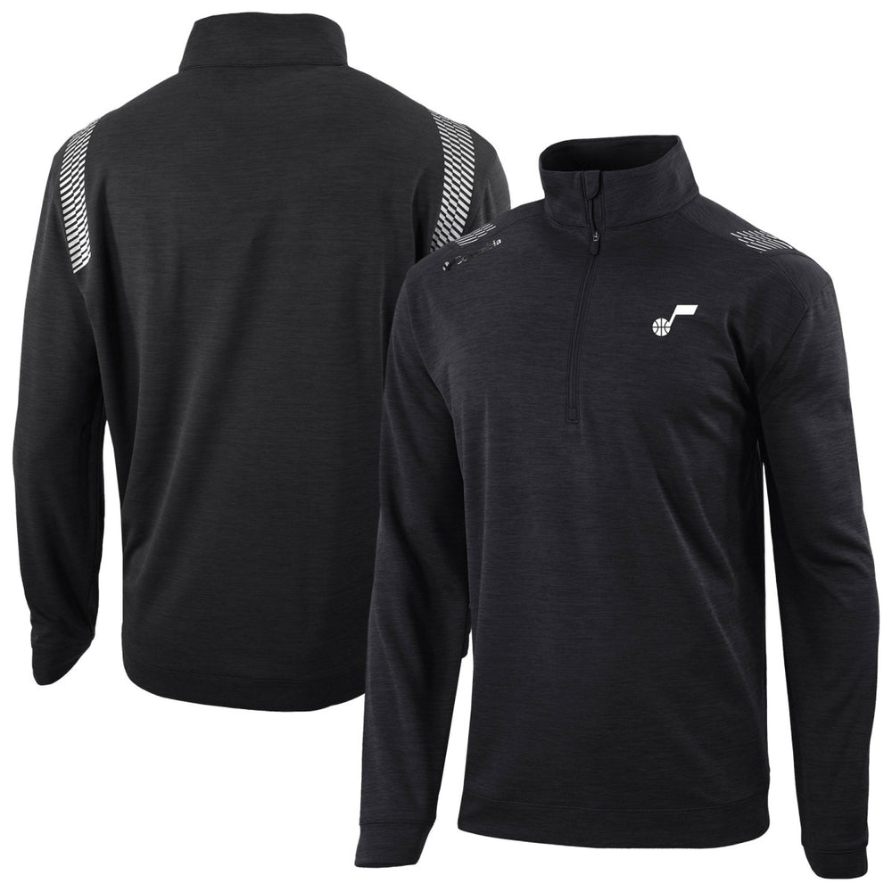 Black Utah Jazz Oakland Downs Omni-Wick Quarter-Zip Top | NBA