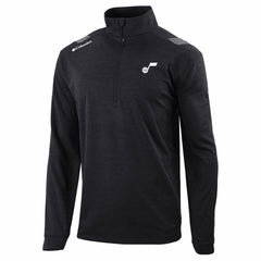 Black Utah Jazz Oakland Downs Omni-Wick Quarter-Zip Top | NBA