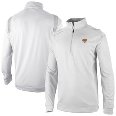 White New York Knicks Oakland Downs Omni-Wick Quarter-Zip Top | NBA