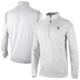White Milwaukee Bucks Oakland Downs Omni-Wick Quarter-Zip Top | NBA