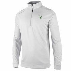 White Milwaukee Bucks Oakland Downs Omni-Wick Quarter-Zip Top | NBA