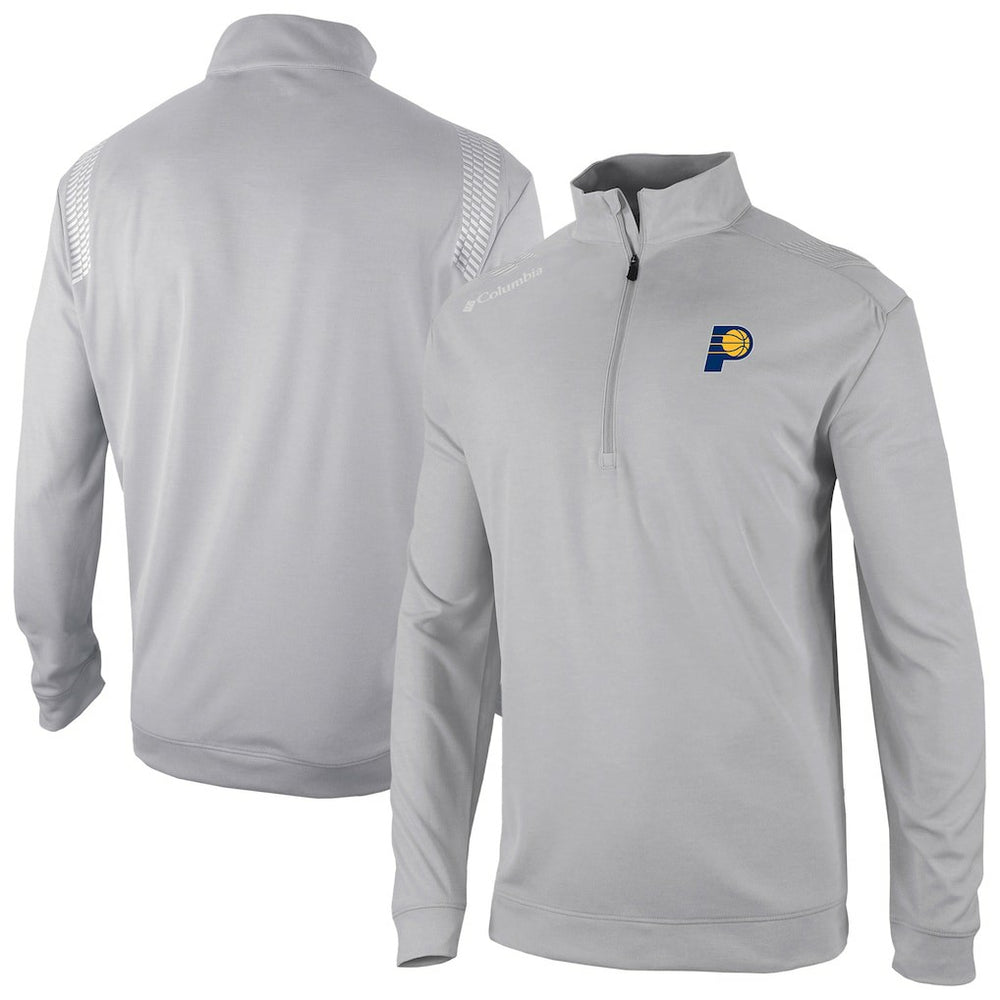 Gray Indiana Pacers Oakland Downs Omni-Wick Quarter-Zip Top | NBA