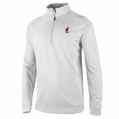 White Miami Heat Oakland Downs Omni-Wick Quarter-Zip Top | NBA