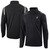 Black Portland Trail Blazers Oakland Downs Omni-Wick Quarter-Zip Top | NBA