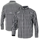 Black Utah Jazz Super Tamiami Omni-Shade Long Sleeve Button-Down Shirt | NBA