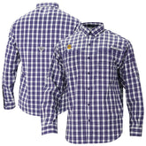 Purple Los Angeles Lakers Super Tamiami Omni-Shade Long Sleeve Button-Down Shirt | NBA