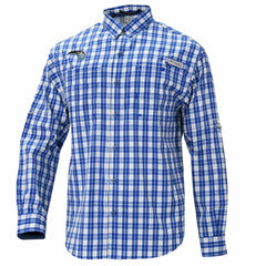 Blue Orlando Magic Super Tamiami Omni-Shade Long Sleeve Button-Down Shirt | NBA