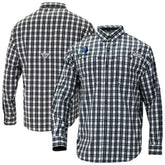 Navy Memphis Grizzlies Super Tamiami Omni-Shade Long Sleeve Button-Down Shirt | NBA