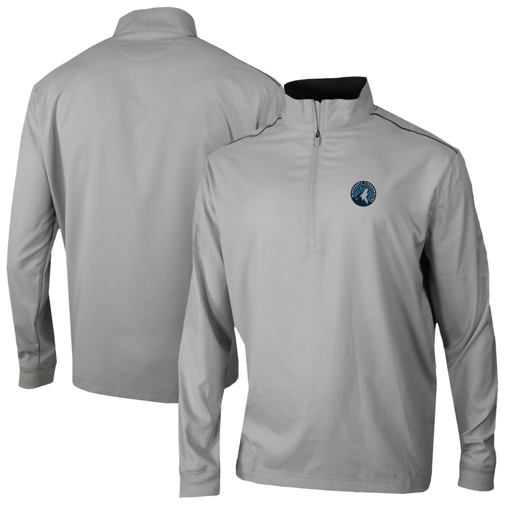 Gray Minnesota Timberwolves Omni-Wick Bogey's Paradise Quarter-Zip Top | NBA