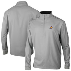 Gray Los Angeles Lakers Omni-Wick Bogey's Paradise Quarter-Zip Top | NBA