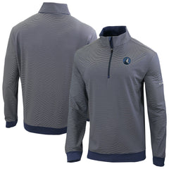 Navy Minnesota Timberwolves Omni-Wick Even Lie Quarter-Zip Top | NBA