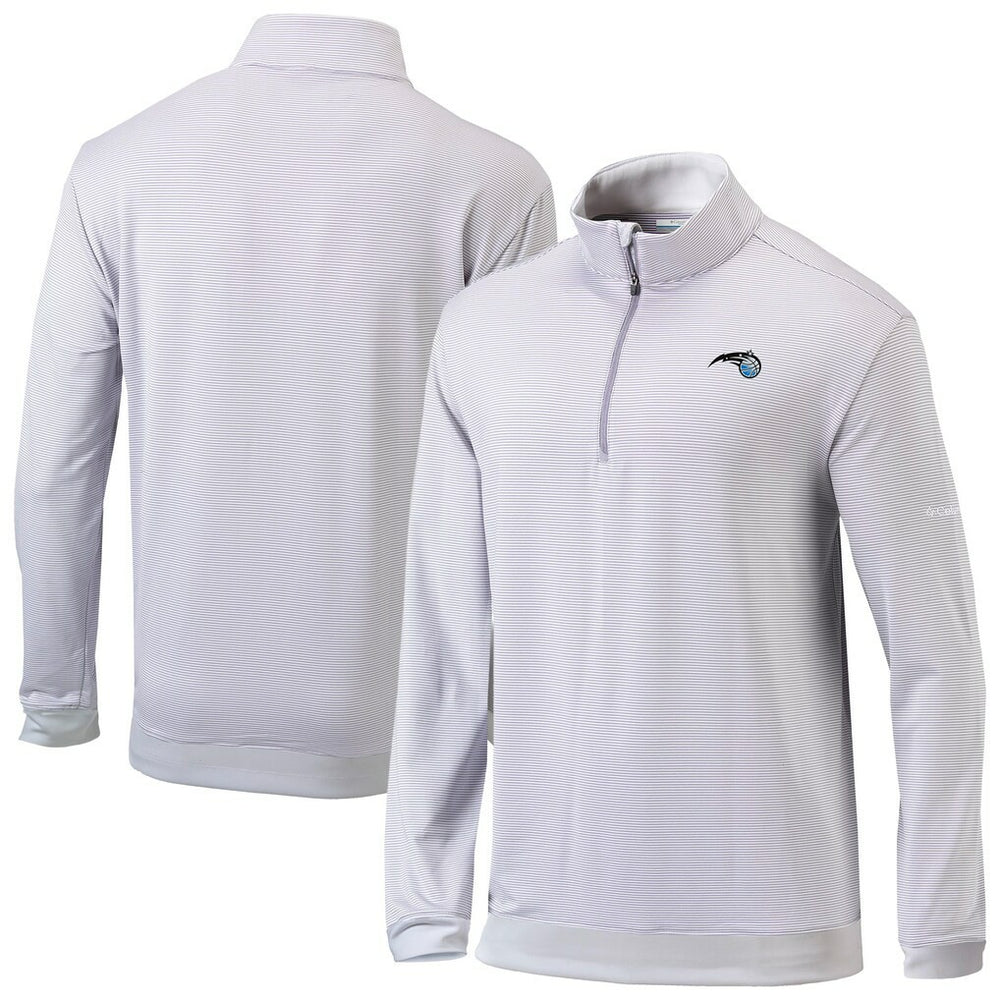 Gray/White Orlando Magic Omni-Wick Even Lie Quarter-Zip Top | NBA